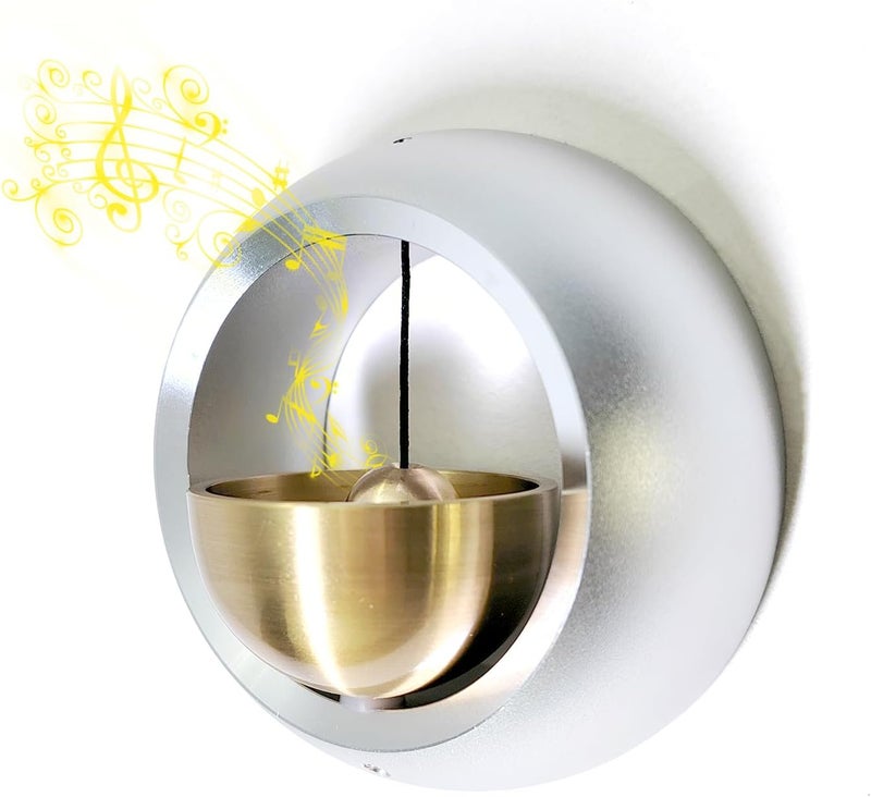 Cizenal Shopkeepers Bell for Door Opening, Door Chime for Business When Entering, Easy to Install Magnetic Doorbell, Unique Business Decorations and Entrance Hanging Decorations- Creative Gift (Silver) - Image 1